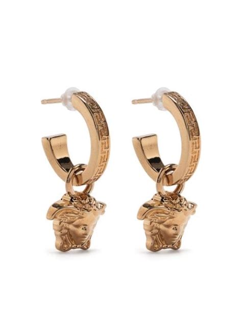 versace oorbellen man|farfetch versace earrings.